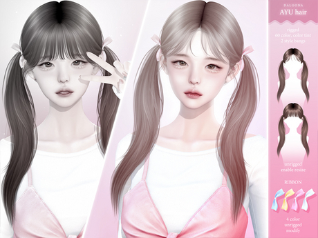 Second Life Marketplace - (demo) DALGONA - ayu hair